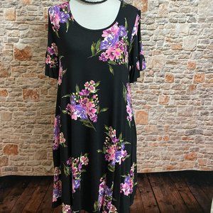 NWT Women's Boutique Floral Swing Dress Size S